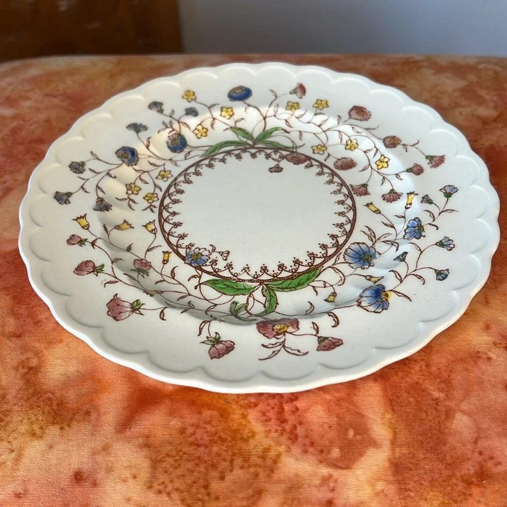 Desert Bloom by Vernon Kilns Hand Painted Side Plate Replacement - Vintage - Picture 5 of 6